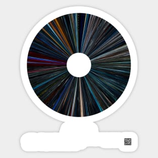 minimal_Aliens Warp Barcode Movie Sticker